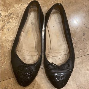 Chanel size 38 1/2 flats